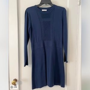 See By Chloe Navy Knit Dress